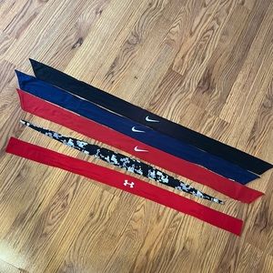 Athletic tie headbands